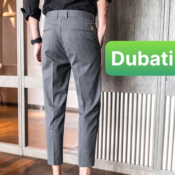 QUÂNG TÂY ÂU NAM ỐNG CÔN CHẤT VẢI CO GIÃN NHẸ VẢI MỊN ĐẲNG CẤP- DUBATI FASHION