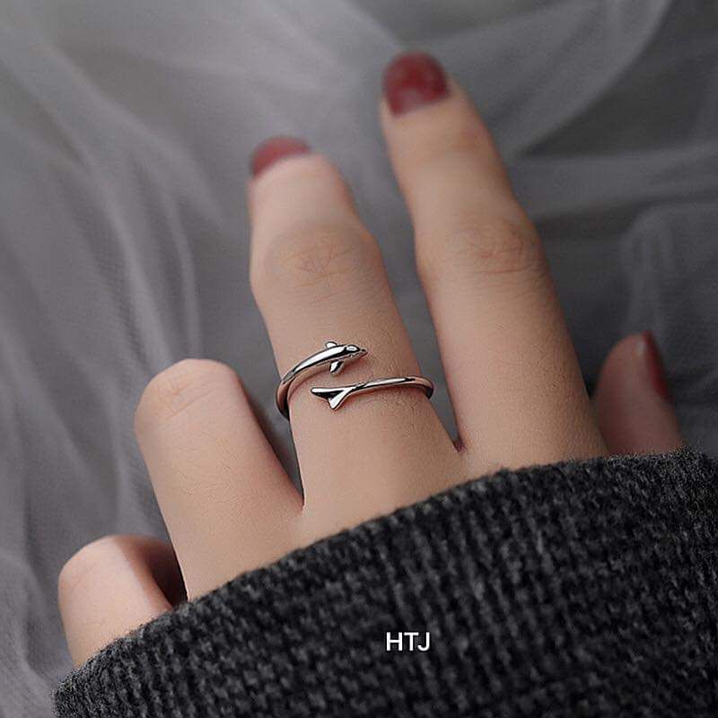NHẪN CÁ HEO BẠC TA NHỎ XINH