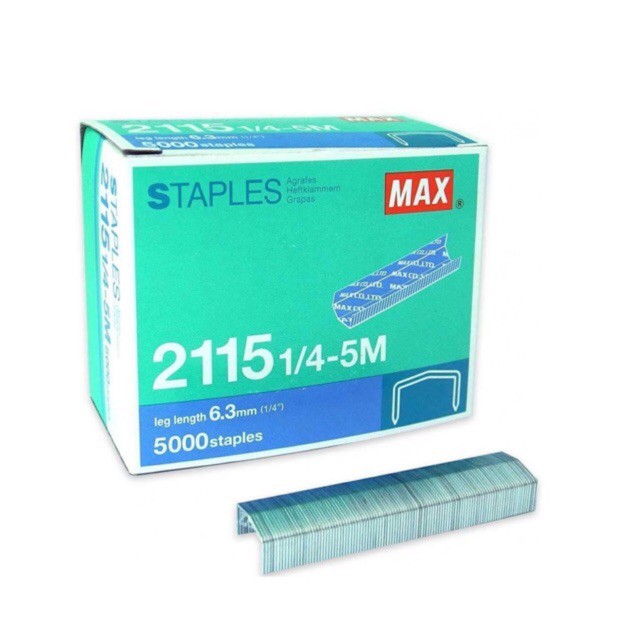 Kim bấm Max Staples 2115 1⁄4-5M dùng cho máy Max HD 88R