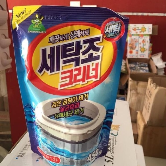 Bột Tẩy Lồng Máy Giặt Siêu Sạch Hàn Quốc 450gr