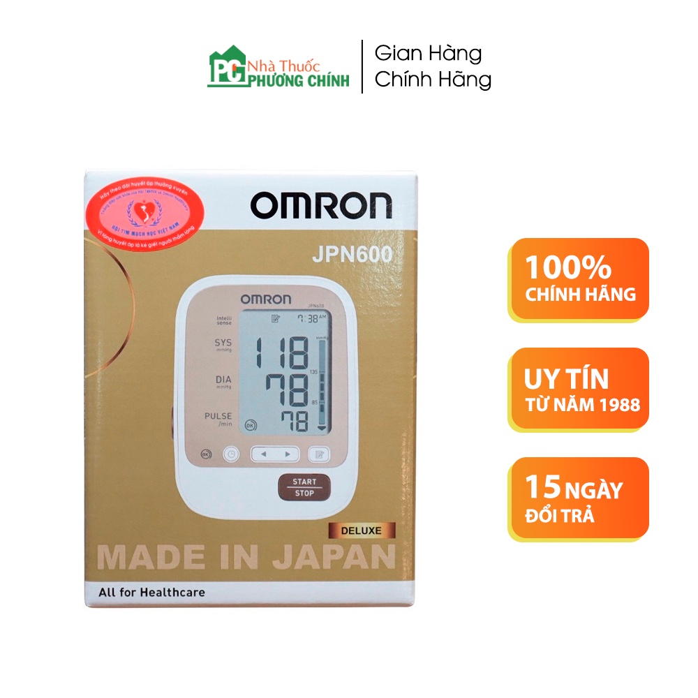 Máy Đo Huyết Áp Omron JPN600 Chính Hãng - Chính Xác, Nhanh Chóng, Dễ Sử Dụng