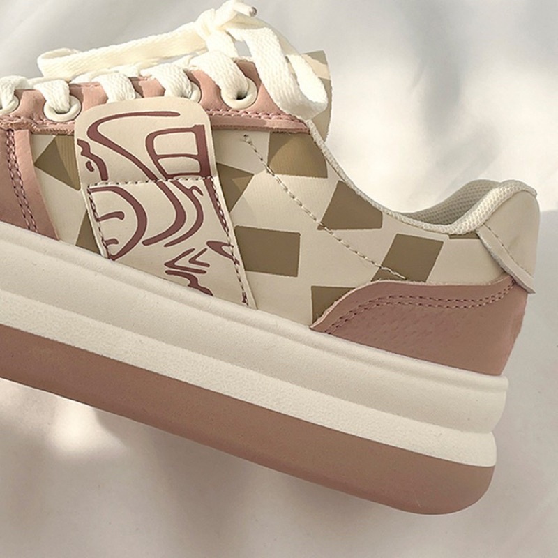 Giày thể thao nữ sneaker đế cao đi học bigsize phong cách Hàn Quốc giá rẻ BRATINA G014