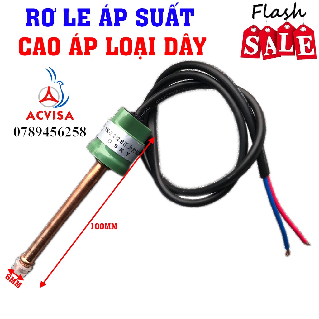 Rơ Le Áp Suất Cao Áp Loại Có Dây