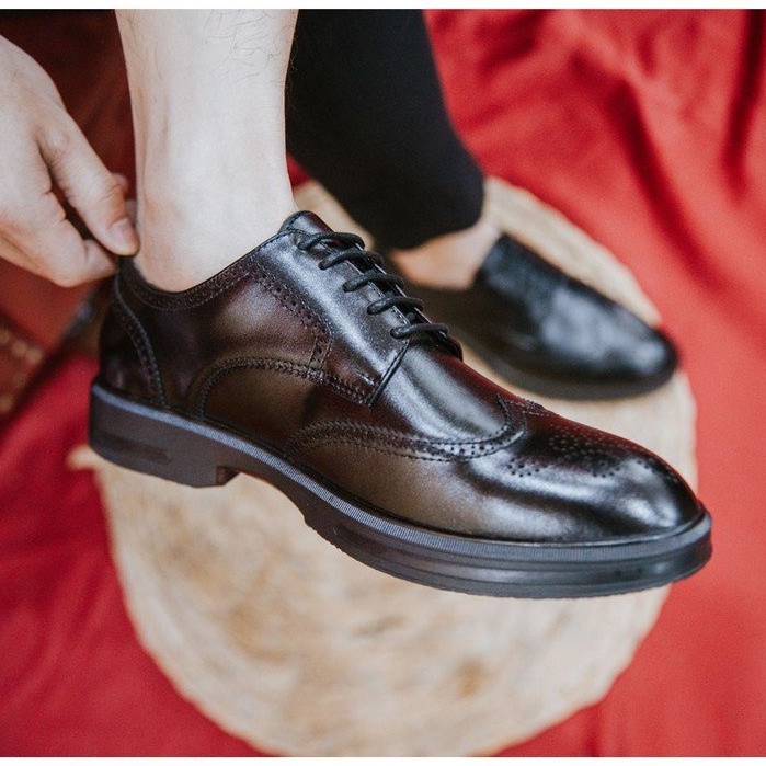 Giày da nam công sở tăng chiều cao bảo hành 12 tháng