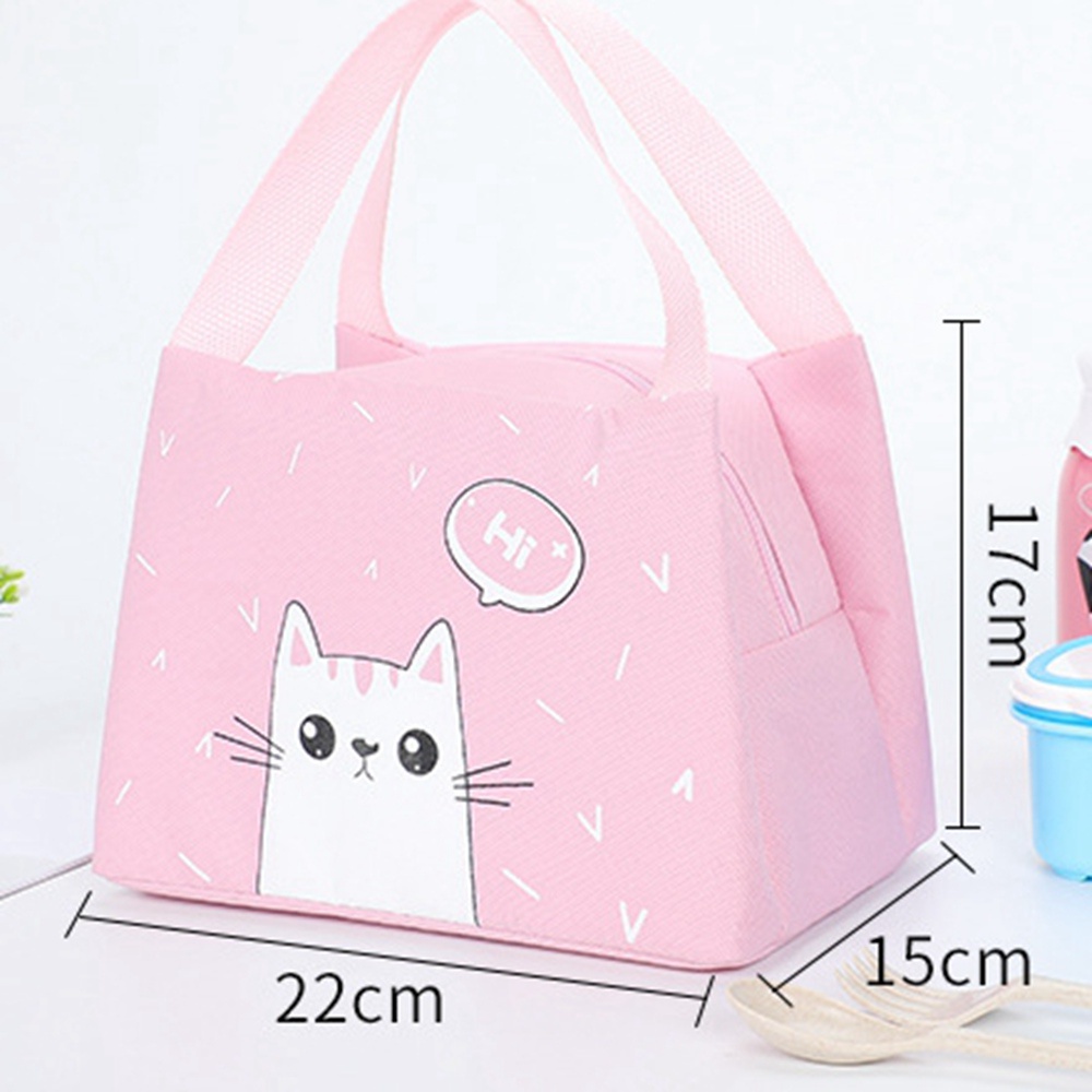 Túi Đựng Hộp Cơm Hình Động Vật Dễ Thương