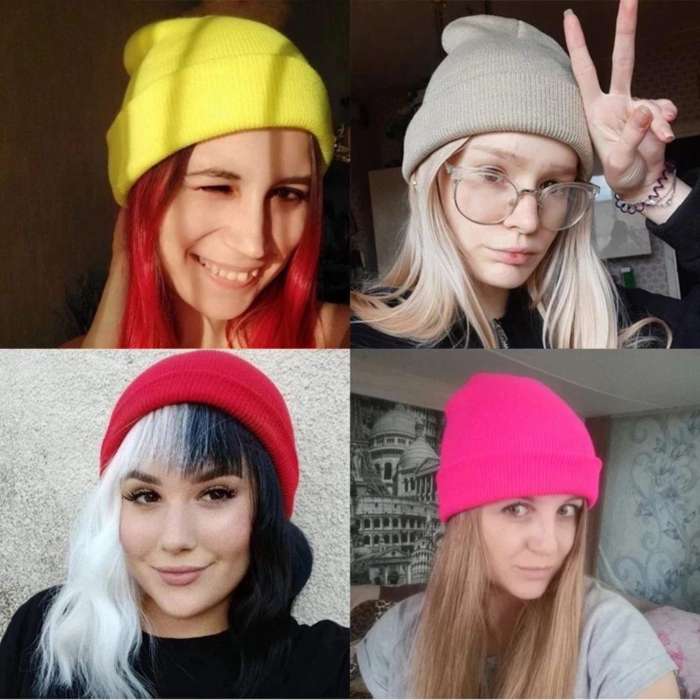 Myrongvn Mũ Beanie Dệt Kim Giản Dị Chất Lượng Cao Cho Nam Và Nữ