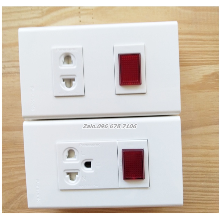 COMBO Công tắc Ổ cắm - Ổ TV, Ổ Mạng lan Panasonic - Wide Series Chính hãng