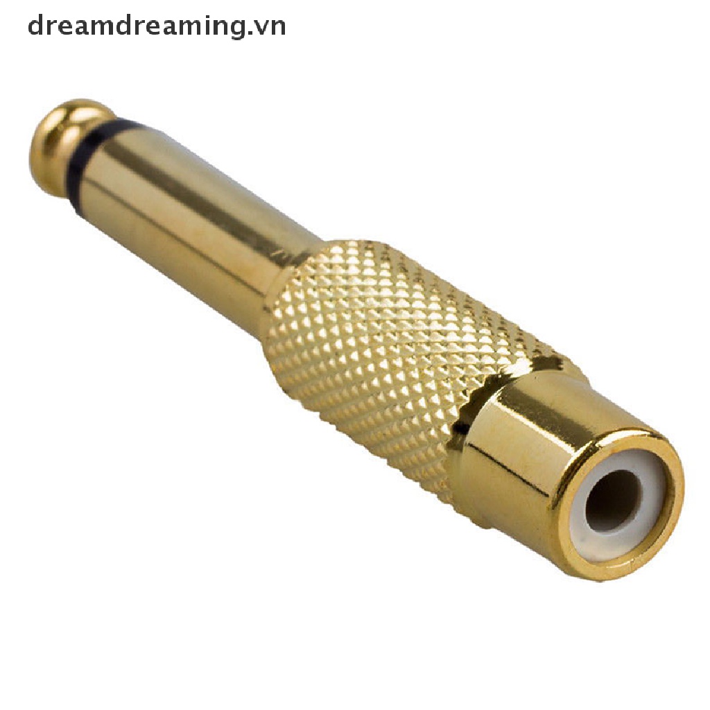 Đầu Chuyển Đổi Âm Thanh 2 Đầu 6.35mm 1 / 4 RCA Chuyên Dụng