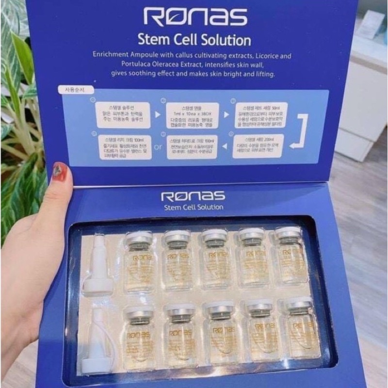 Tế bào gốc Ronas hàng chuẩn Hàn check mã vạch