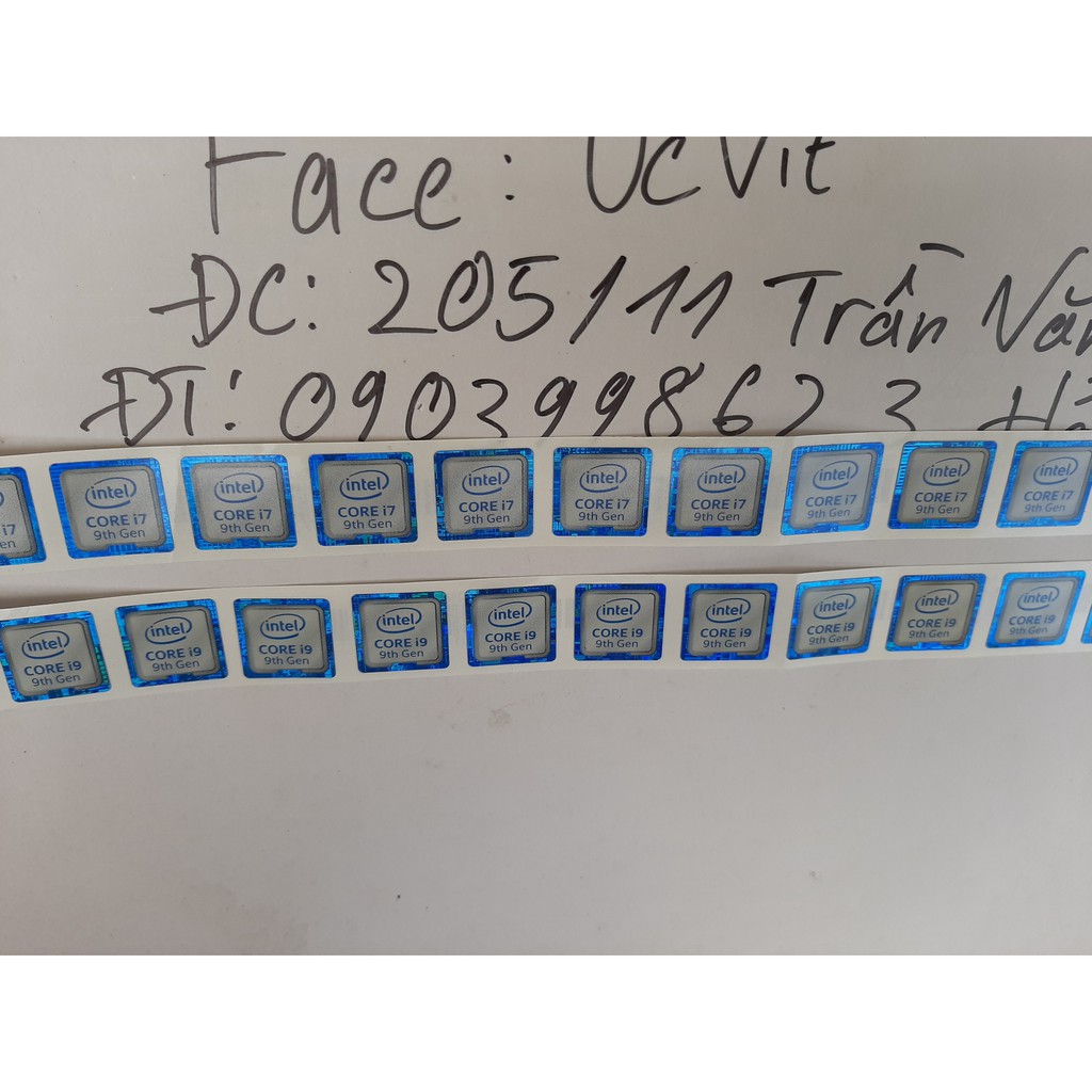 LOGO INTEL Sticker