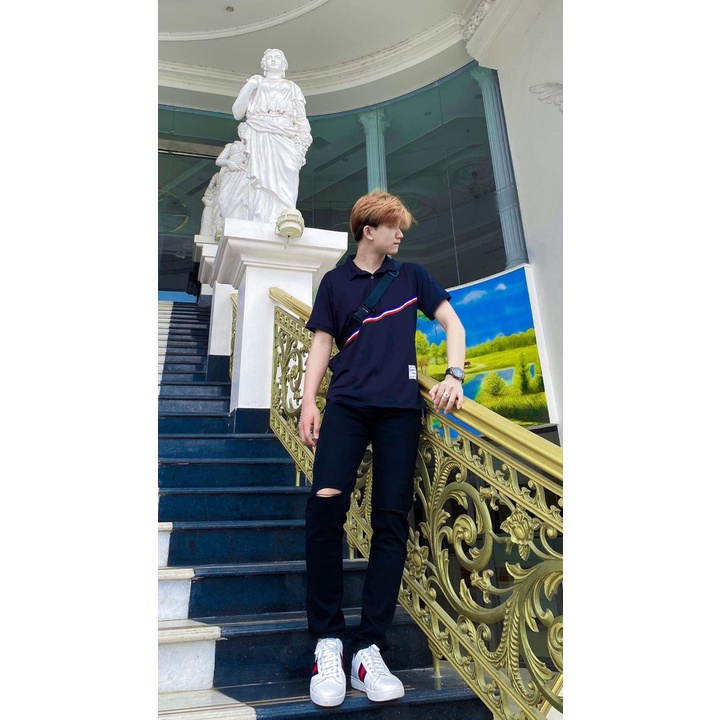 Áo thun polo nam nữ chất liệu cá sấu cao cấp - Áo phông polo nam nữ cổ bẻ ngắn tay loại đẹp