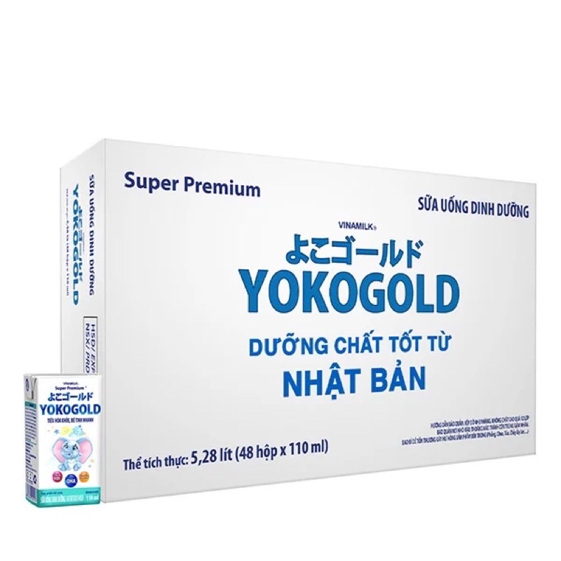 VINAMILK YOKO GOLD - Dưỡng chất tốt từ Nhật Bản - Thùng 24Hộp