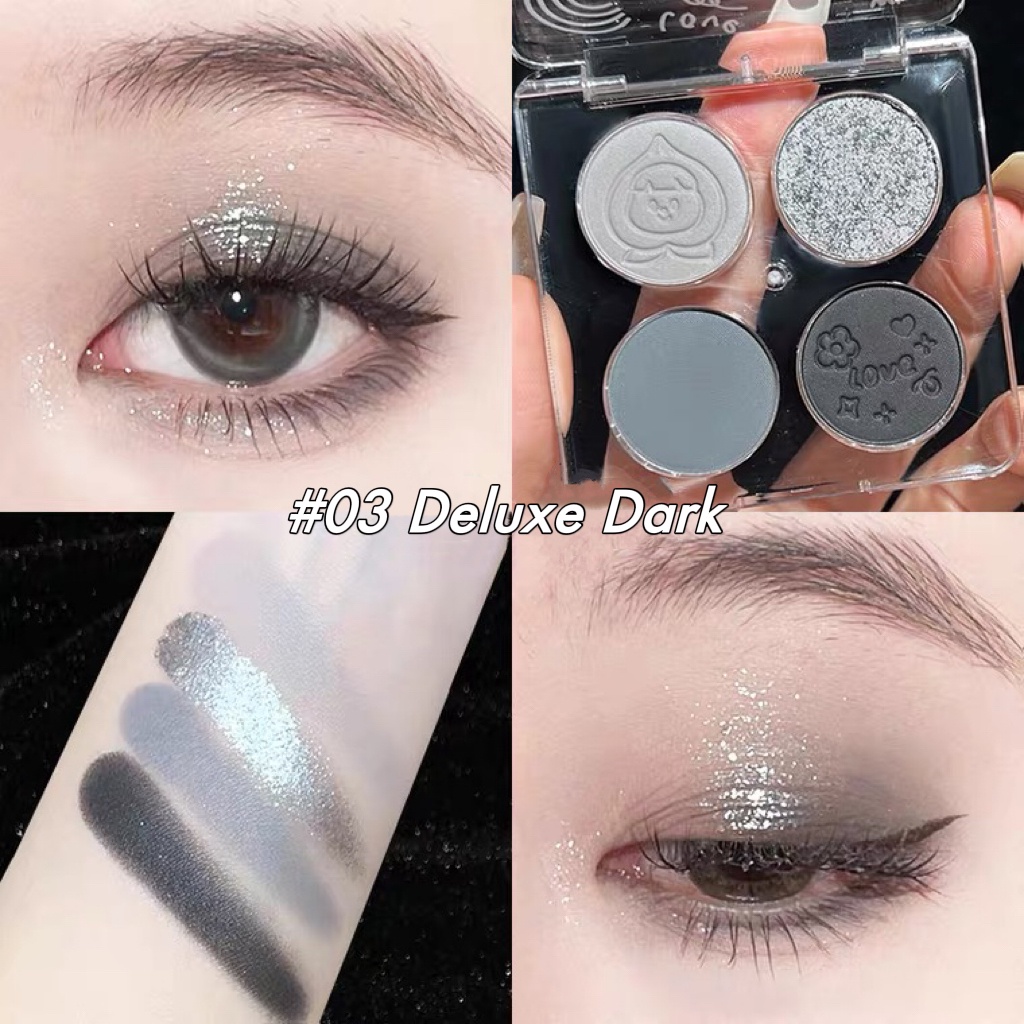 Bảng phấn mắt 4 màu HOLD LIVE Cute Planet Eyeshadow Palette xinh xắn hot trend Holdlive HLIV92 HL592 Yue Mu HL473 HLIV65