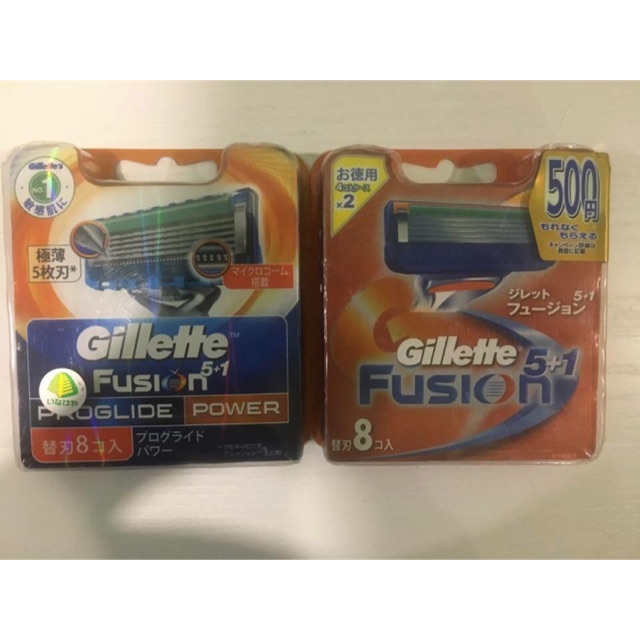Lưỡi dao Gillette Fusion Nhật vỉ 8 lưỡi