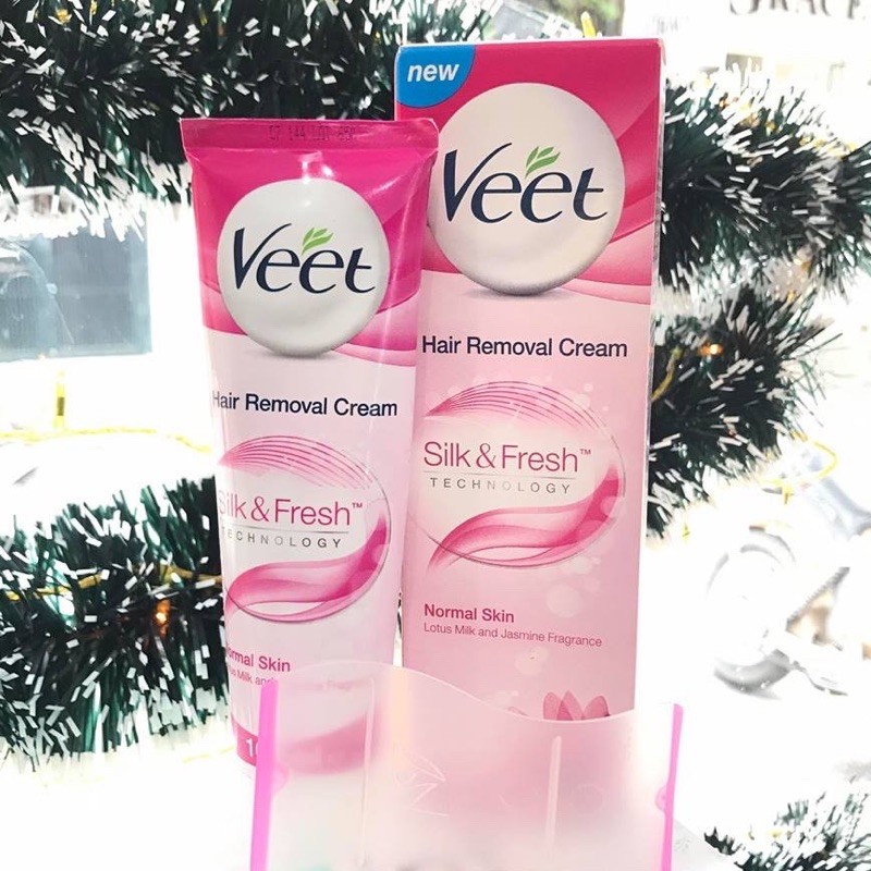 Kem Tẩy Lông VEET Silk & Fresh Sensitive Tuýp 25g/50g [Giá gốc]