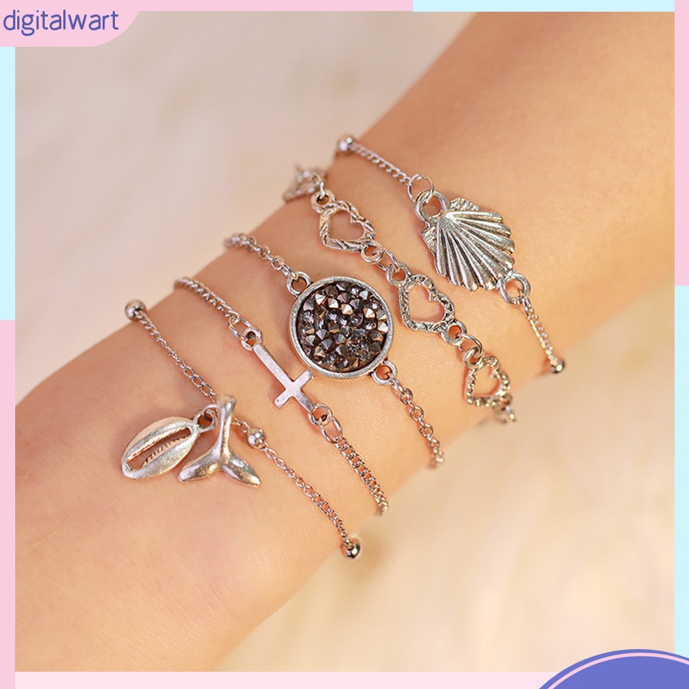 Set 5 Lắc Tay Thời Trang Cho Nữ