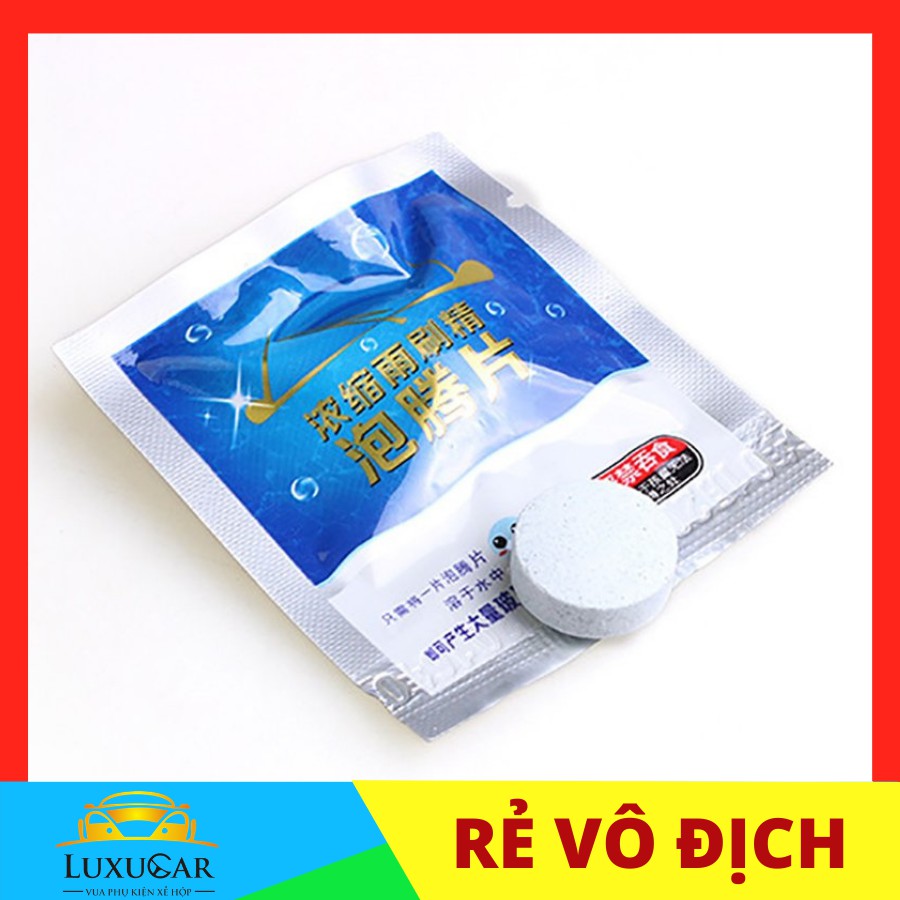 Viên sủi rửa kính CHUYÊN DỤNG dành cho mọi loại ô tô, xe hơi tạo hiệu ứng lá sen