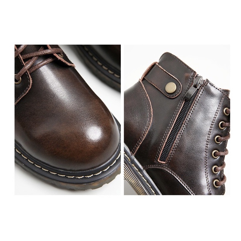 Giày da bò nữ Vintage cao cấp