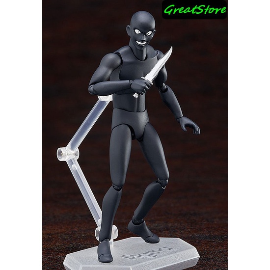 MÔ HÌNH CONAN FIGFIX SP-001 EDOGAWA CONAN + SP058 FIGMA BÓNG ĐEN