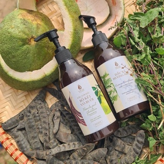 Dầu gội bồ kết vỏ bưởi/ dầu xả tóc hương nhu mela chăm sóc tóc mềm mượt, giảm gàu, chống rụng tóc 300ml