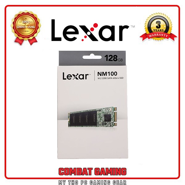 Ổ Cứng SSD LEXAR NM100 M.2 2280 SATA III 128GB | BigBuy360 - bigbuy360.vn