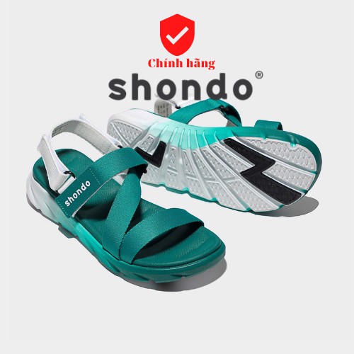 [Ảnh thật] Sandals F6 Sport ombre đế 2 màu xanh trắng F6S0330