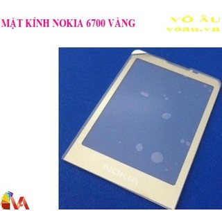 Mặt kính nokia 6700 màu vàng