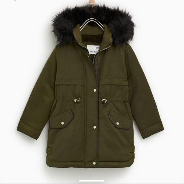 Áo parka zara kid 11-12