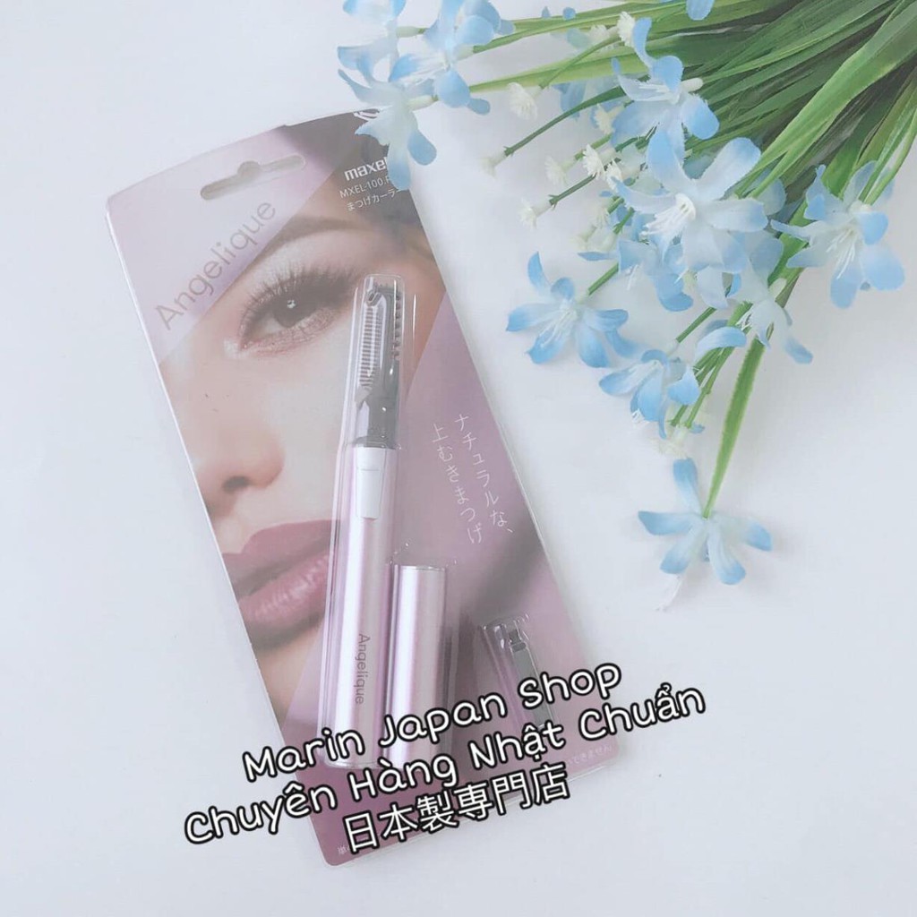 (Hàng Nhật ) Máy uốn cong mi tự nhiên nóng lên cao cấp Angelique Maxell Nhật Bản