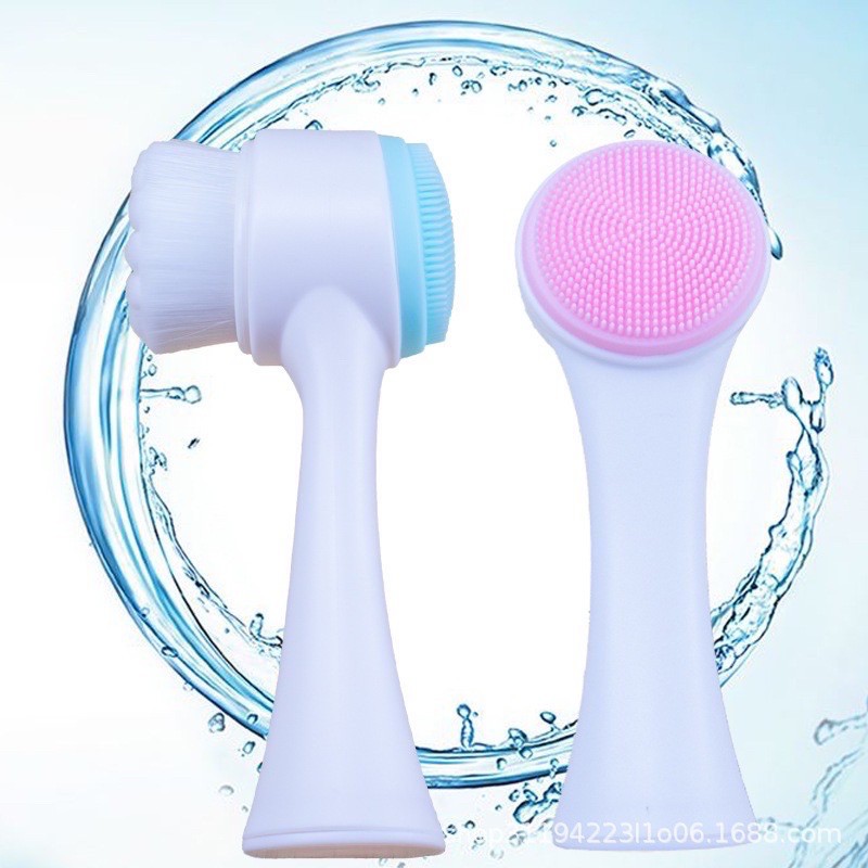 Cọ rửa mặt 2 đầu massage mềm mại | BigBuy360 - bigbuy360.vn