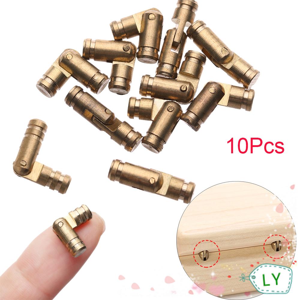 Set 10 Bản Lề Bằng Đồng Nguyên Chất Dùng Cho Hộp Đựng Đồ Trang Sức/Hộp Đựng Đồ Bằng Gỗ Có Thể Gấp Gọn