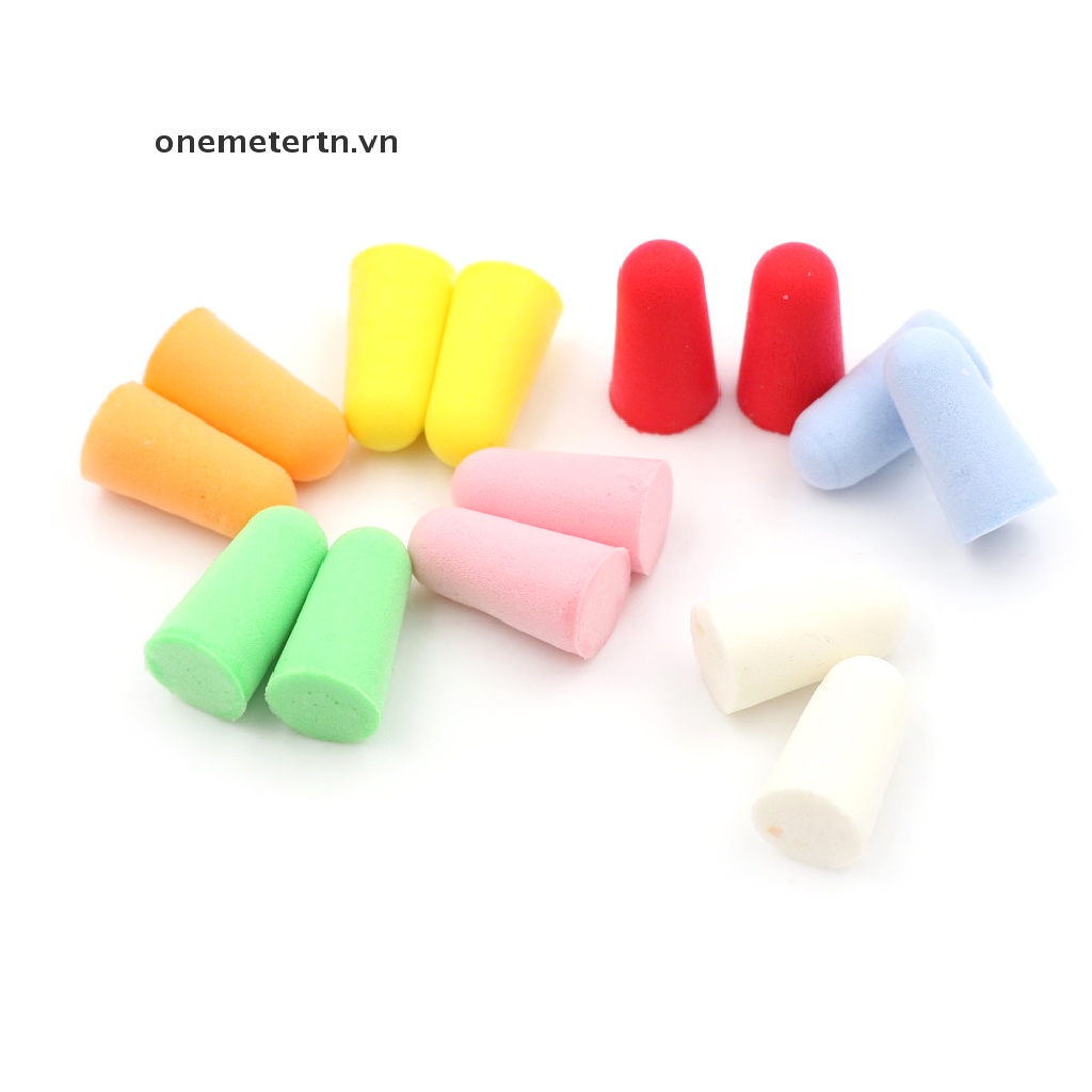 Set 20 Nút Bịt Tai Chống Ngáy Bằng PU Tiện Dụng Khi Ngủ