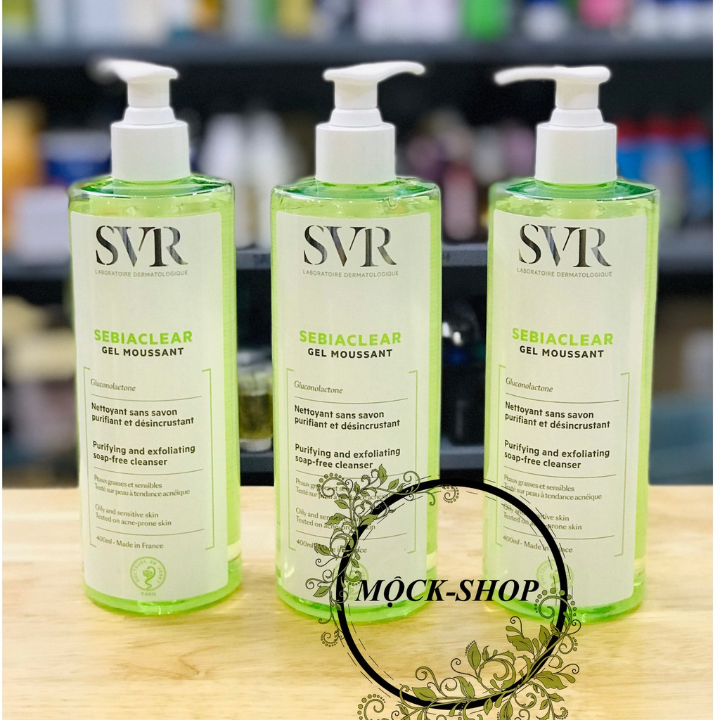 Sữa Rửa Mặt SVR Không Chứa Xà Phòng Cho Da Dầu Sebiaclear Gel Moussant