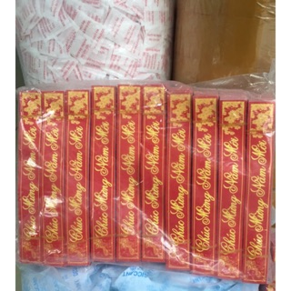 Tem giấy chúc mừng năm mới loại không có băng dính (Bán tập 1.000 cái)