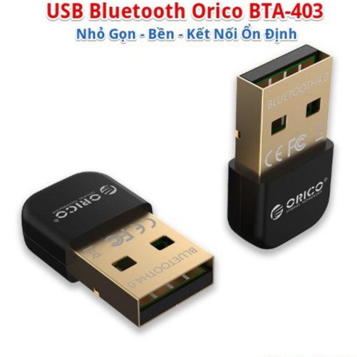 USB Bluetooth 4.0 Orico BTA-403 (Nhỏ Gọn - Bền - Kết nối ổn định)