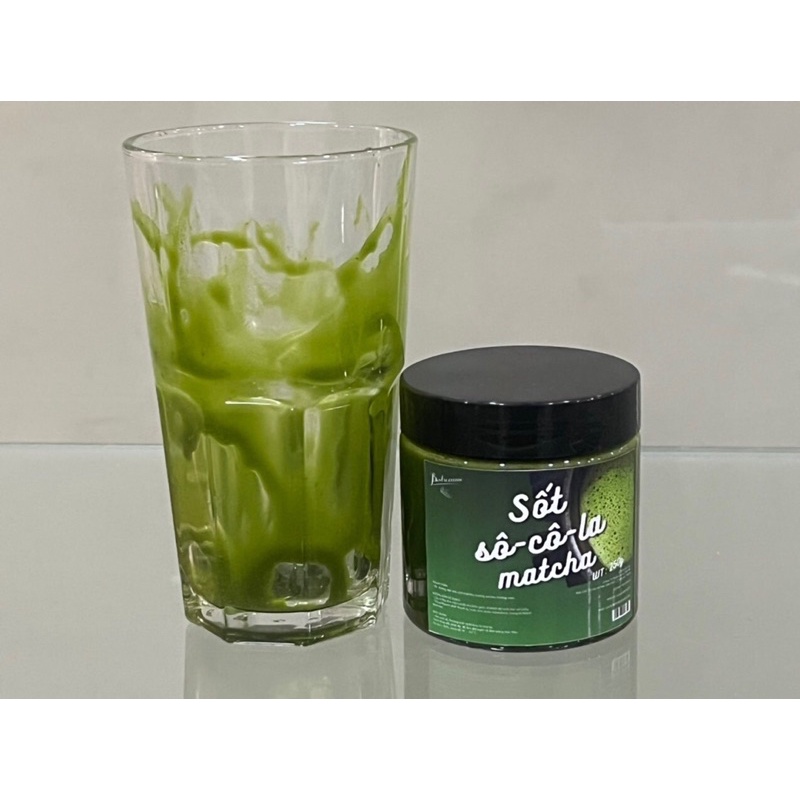 Sốt sô cô la , khoai tím , matcha