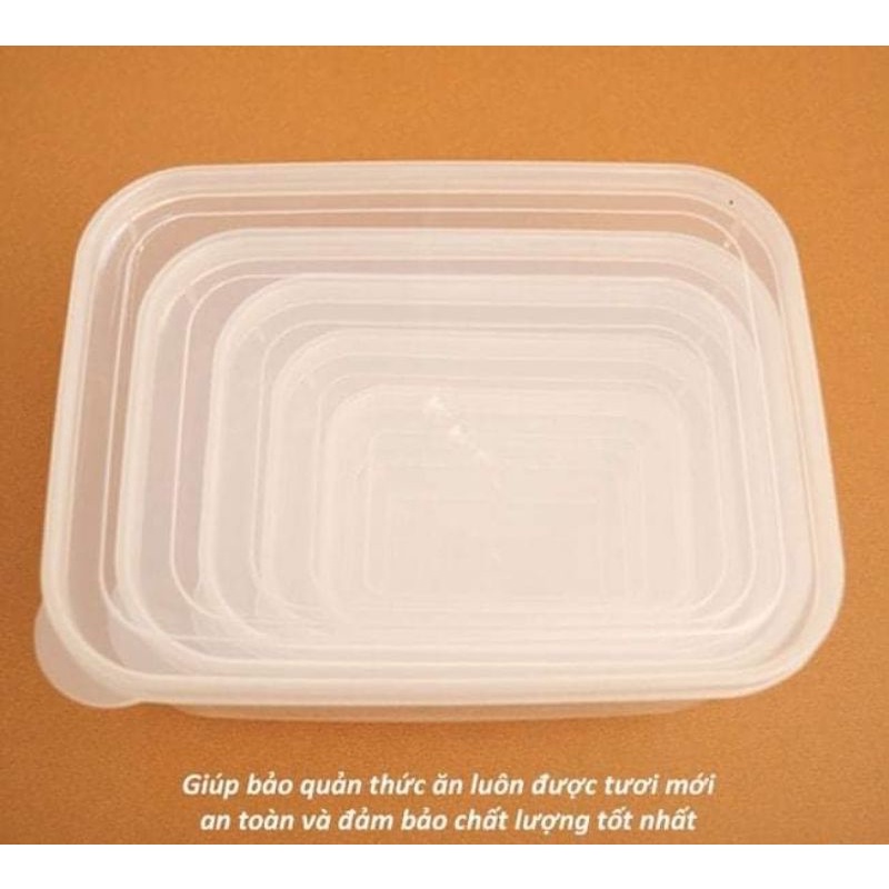 Bộ 5 hộp nhựa bộ lạnh bầu 2288 nhựa Song Long