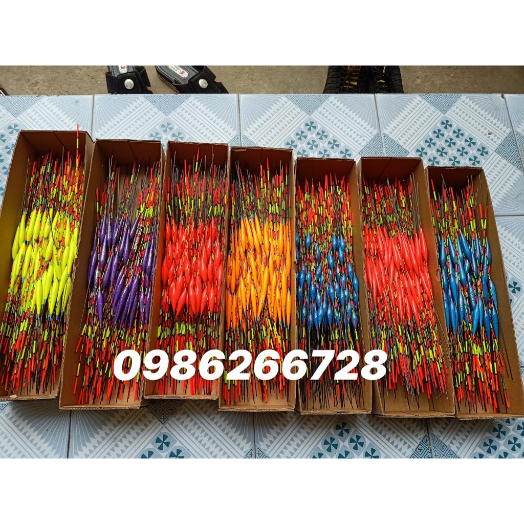 combo 6 phao đài câu cá- cần câu tay