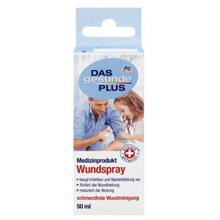 XỊT DAS GESUNDE PLUS WUNDSPRAY CẦM MÁU VÀ KHỬ TRÙNG VẾT THƯƠNG,.