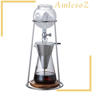 [Amleso2] Máy pha cà phê Máy pha nhỏ giọt Cà phê pha lạnh 600ml