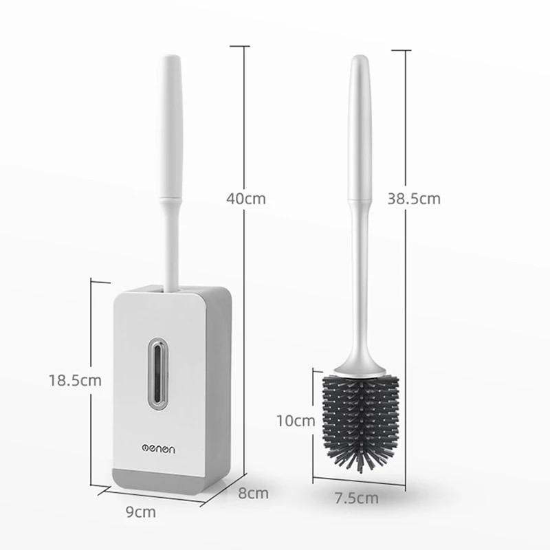 Bàn Chải Vệ Sinh Toilet Bằng Silicone TPR Tiện Dụng