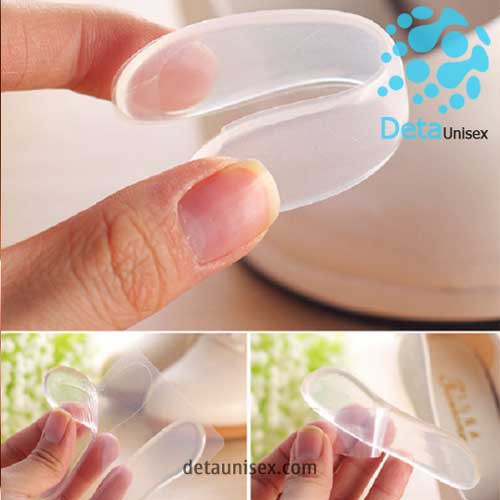 Bộ 2 miếng lót gót giày silicon êm chân Detaunisex - LGS2