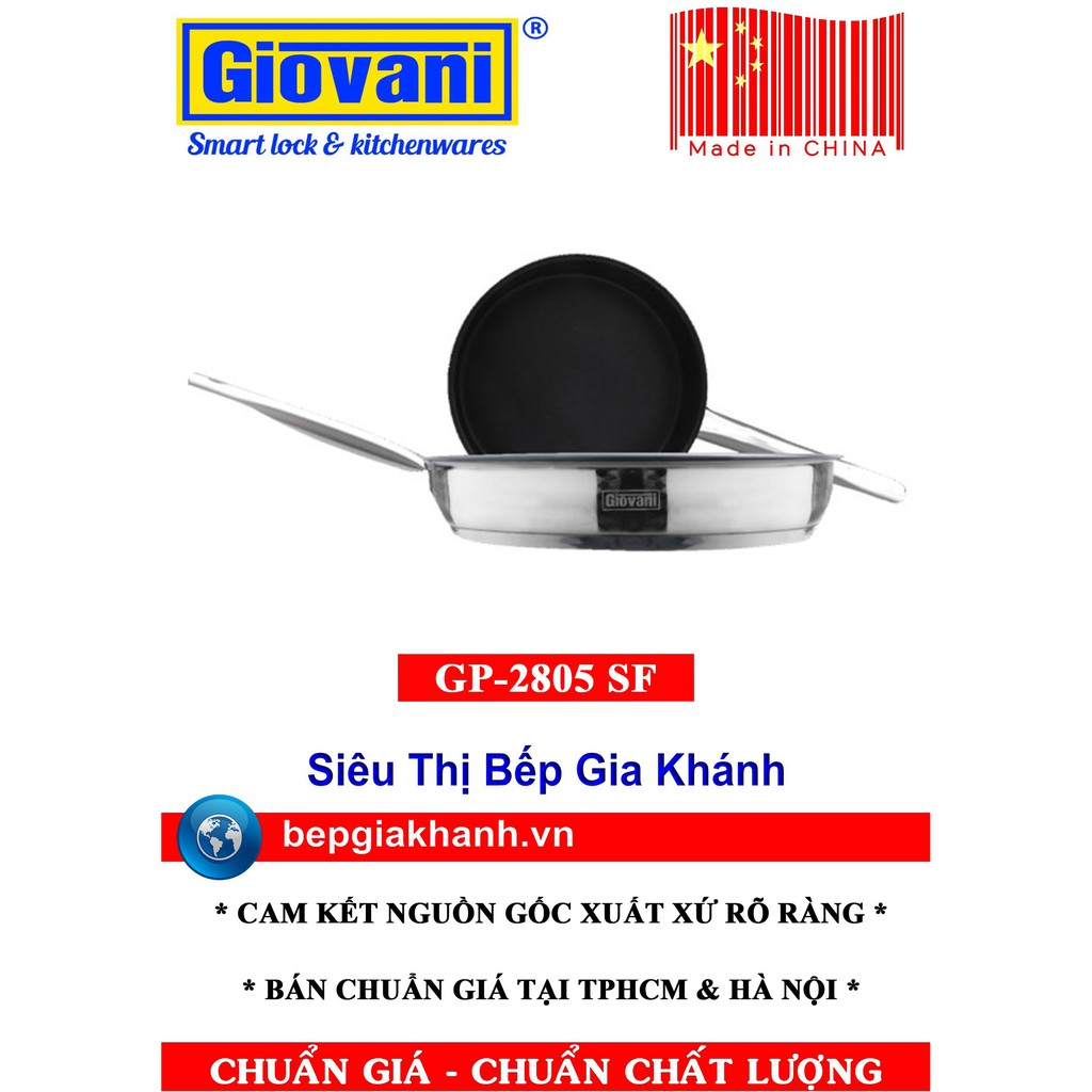 Chảo từ cao cấp Giovani GP-2805 SF sản xuất Trung Quốc