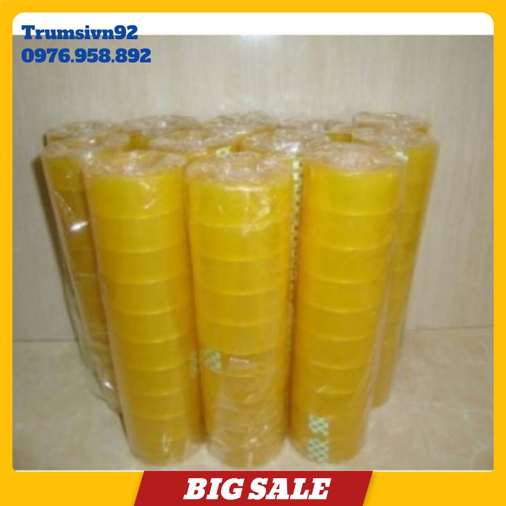 12 cuộn băng dính văn phòng -FREESHIP-Hàng chuẩn loại 1-Shop Yêu Thích