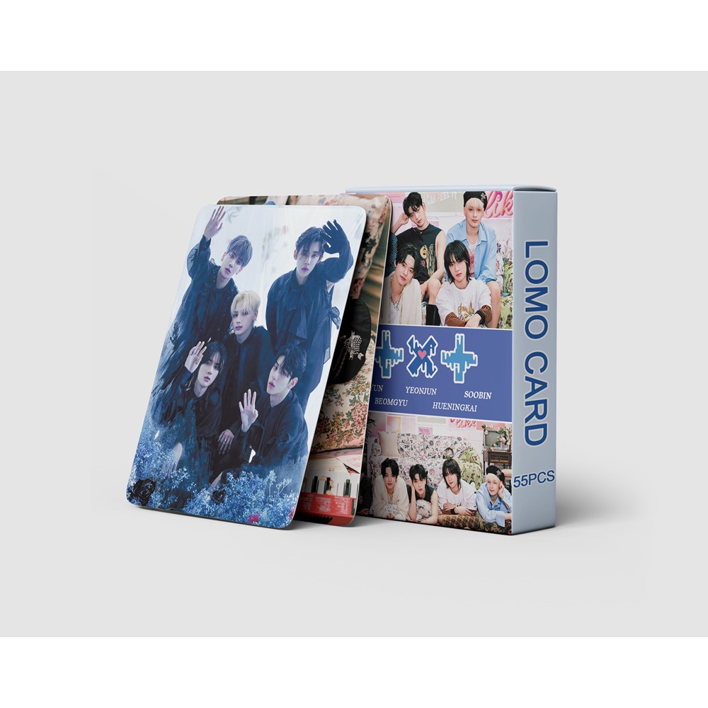 Hộp 55 tấm thẻ ảnh LOMO TXT Chaotic Wonderland độc đáo có thể dùng làm đồ sưu tầm