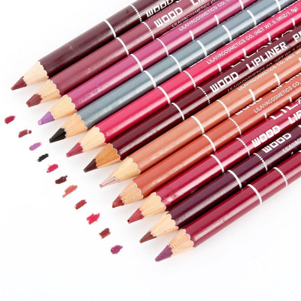 Set 12 Chì Kẻ Viền Môi Chuyên Nghiệp 15CM