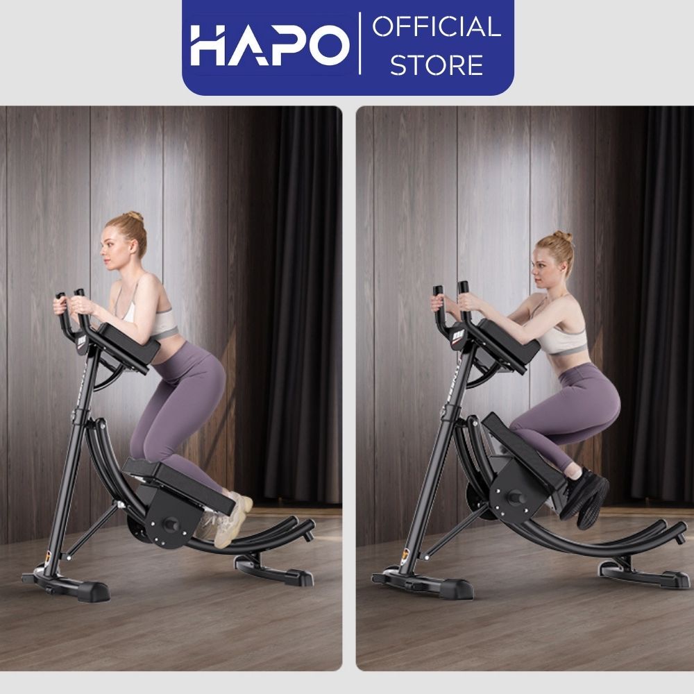 Máy tập cơ bụ̣ng cao cấp, Máy gập bụng đa năng đốt cháy calo giảm cân tại nhà, Máy tập gym giúp tăng cơ giảm mỡ