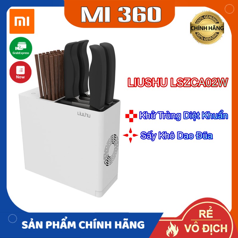 Máy Khử Trùng Diệt Khuẩn Sấy Khô Dao Đũa Xiaomi LIUSHU LSZCA02W✅ Diệt Khuẩn 99,9%✅ Hàng Chính Hãng