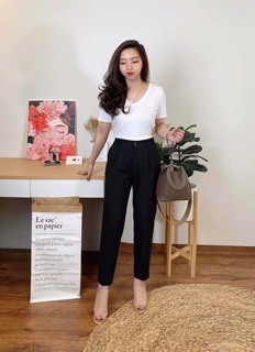 quần baggy cạp chun sau