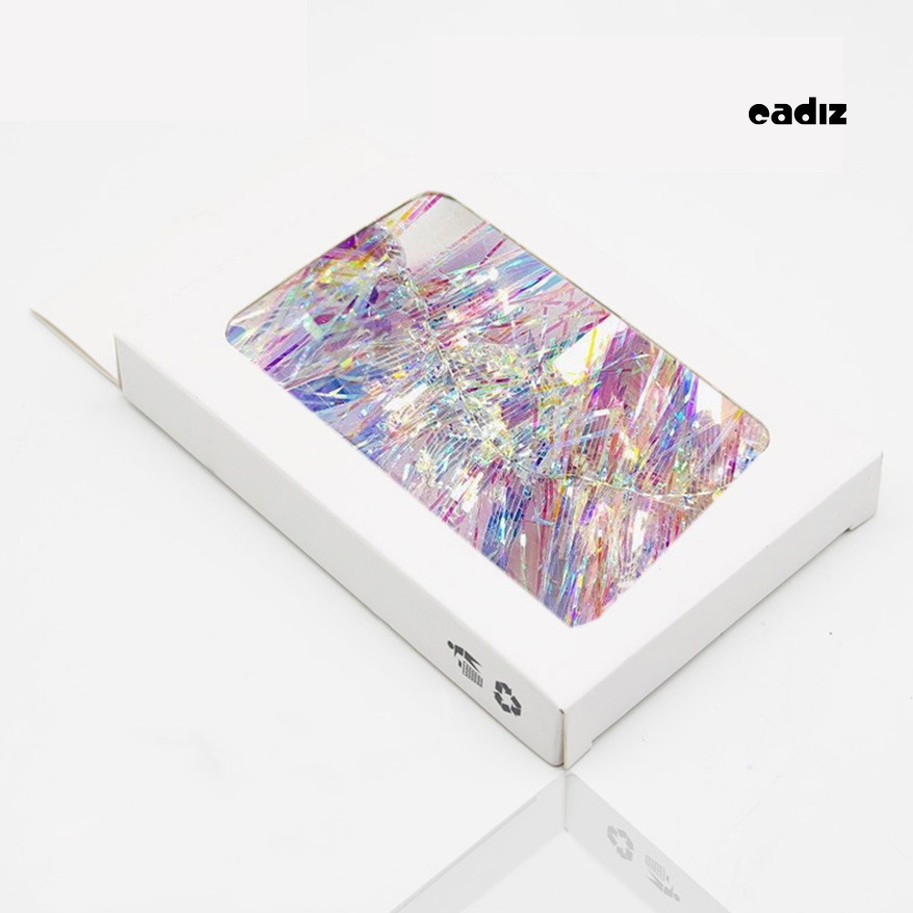 [Hàng mới về] Sợi thủy tinh trang trí móng tay tráng gương sáng bóng lấp lánh